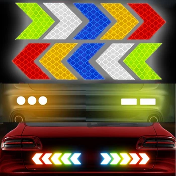 10 Vnt./Nustatyti Automobilių Lipdukas Atspindintis Ženklas Juostos Įspėjimo Saugos Citroen Ds5 Signalizacijos Trikampis Motociklų Lipdukai