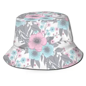 2021 Vyrų, Moterų, Vasaros Gėlių, Su Uogomis Kibiro Kepurę Bob Žvejys skrybėlę Lauko Kelionių Saulės Skydelis Mados Panama
