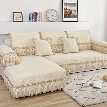 2022 naujas Europos stiliaus sofos pagalvėlių paprasta keturis sezonus universali odos sofos, padengti sofa cover sofa rankšluostį ne slydimo pagalvėlės