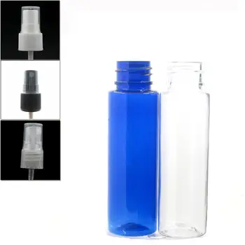 30ml tuščias išvalyti/mėlyna Cilindrų Plastikiniai Buteliai pet butelis su balta/juoda/skaidri bauda rūkas,purkštuvas X 10