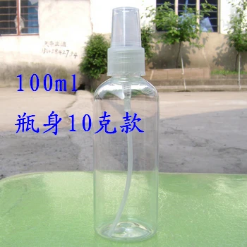 50pcs Didmeninė tuščias 100 ml PET purškimo butelis, plastiko , 100 ml skaidraus plastiko purškimo buteliai didmeninės
