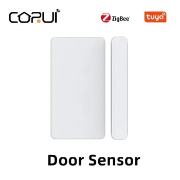 CORUI Tuya ZigBee Durys, Automatinės Durys atidarytos/Uždarytos Detektoriai Durų Lango Senser Smart Home Įrenginys, Suderinamas Su Pažangaus Gyvybės