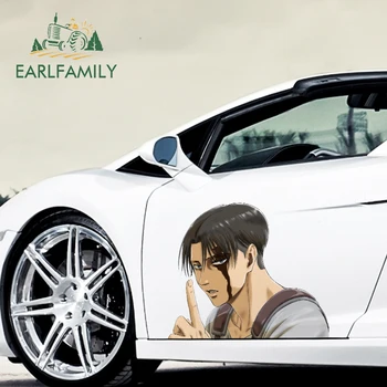 EARLFAMILY 43cm x 37.7 cm Ataka dėl Titan Automobilių Lipdukai Anime Lipdukas Juokingi Campervan Lipdukas Vinilo Automobilių Wrap Motociklo Dekoras
