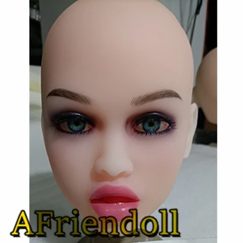 Gražus veidas Modelis f2 Tikroviška Sekso Lėlės Galva, Gali Būti Naudojami Dėl Oralinio Sekso Su Nagų Gylis 15cm Suaugusiųjų Vyrų Masturbacija Žaislas