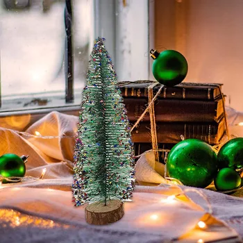 Kalėdų Dirbtiniai Medžiai, Dekoro vitrinos, Mini Medžio Skulptūros, Stalo Puošyba Šalies Scenos Išdėstymas Biuruose, Restoranas
