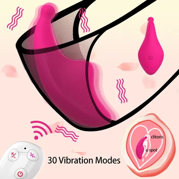 Klitorio Stimuliatorius Nešiojamų Panty Vibratorius Belaidžio Nuotolinio Valdymo Nematomas Vibruojantis Kiaušinis 10 Greičio Sekso Žaislai, Moters Sekso Parduotuvė