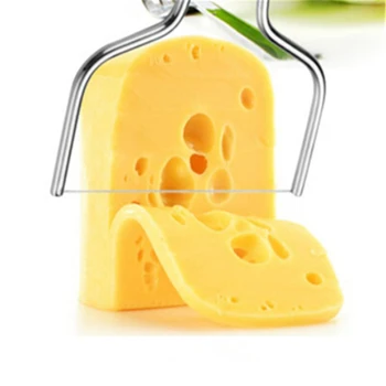 Naujas 1Pcs Nerūdijančio Plieno Sūris Vielos Slicer Sūris, Sviestas Cutter Sūrio Pyragas Peilis Virimo Virtuvė Sūris įrankiai