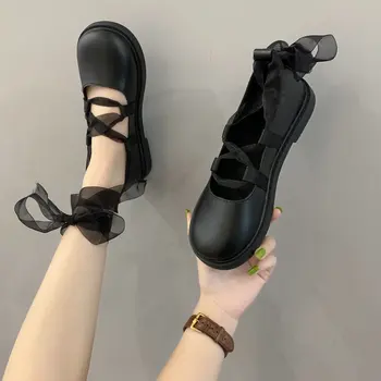 Naujas 2022 Japonų Stiliaus Mary Jane bateliai Moterims Derliaus Minkštas Sesuo Merginos butas Platforma batai Kolegijos Studentų Lolita Ponios Batai