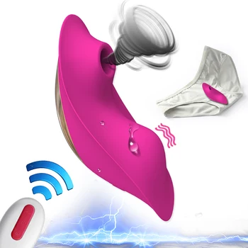 Nešiojami Čiulpti Vibratorius 9 Režimas Nuotolinio Valdymo Gyvis Vibratorius Makšties Klitorio Stimuliatorius Dvigubo variklio Oralinio Sekso Žaislai Moterims