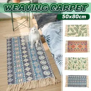 Non-slip austą kilimėlį, kilimą, modernaus stiliaus valgomasis namų kambarį miegamojo lovos kilimų mat virtuvė kiliminė danga, apdaila, 4 spalvos