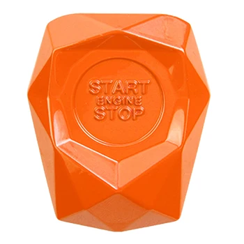Oranžinė Automobilių Mygtuką Pradėti Apsaugine Danga Universaliųjų Automobilių Variklio Start Stop Mygtukas Jungiklis Padengti Dekoratyvinės Apdailos