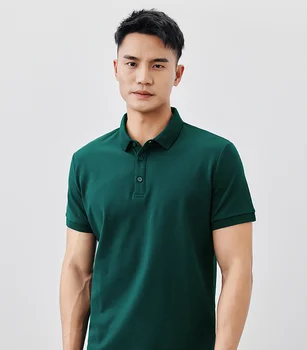 P3385-vyriški laisvalaikio trumpas rankovėmis polo marškinėliai, vyriški vasaros naują vientisos spalvos pusė rankovėmis Atvartas T-shirt.J8511