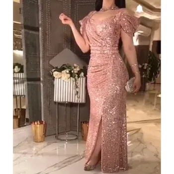 Prom vakarinės Suknelės iki 2022 m. Moters vakarėlis Įžymybė Kokteilis Ilgai Undinė Suknelės Plius Dydžio Dubajus arabų Oficialų Suknelė