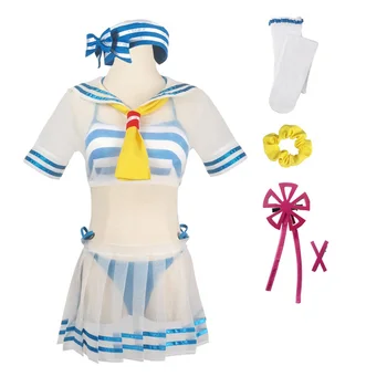 Re:Gyvenimas kitame pasaulyje nuo nulio Ram Cosplay Kostiumas Sailor Kostiumas Suknelė Kostiumai Helovyno Karnavalas Kostiumas