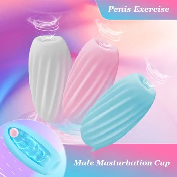 Sekso Žaisliukai Vyrams Masturbacija Kiaušiniai Realus Makšties Silikono Masturbator Naudotis Blizgesys Jautrumas Suaugusių Vyriškos Lyties Intymūs 18+
