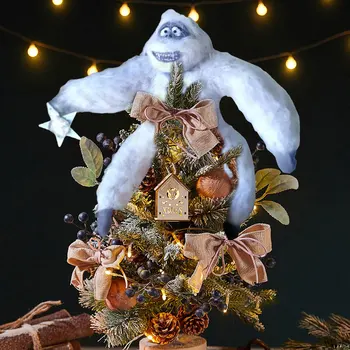 Sniego Kalėdų Eglutė Skrybėlę Sniego Ape Kalėdinė Dekoracija Pliušinis Kalėdų Medžio Kabantys Papuošalai Naujas