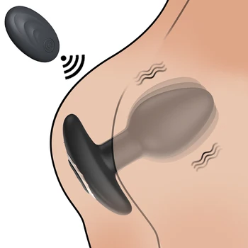Vibratorius skirtas Vyrų Prostatos Massager Nuotolinio Valdymo Analinis Kaištis Buttplug Vyrų Masturbator Sekso Žaislas Moterims, Poroms Dildo sekso Žaislai