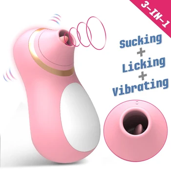 Čiulpti Vibratorius 10 Greičių Vibracija Gyvis Oralinis Seksas Siurbimo Antgalis Klitorio Stimuliatorius Erotika Suaugusiųjų Sekso Žaislas, skirtas Moterų Seksualinės